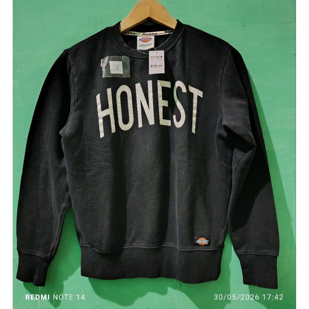 Crewneck Dickies Black Original Preloved