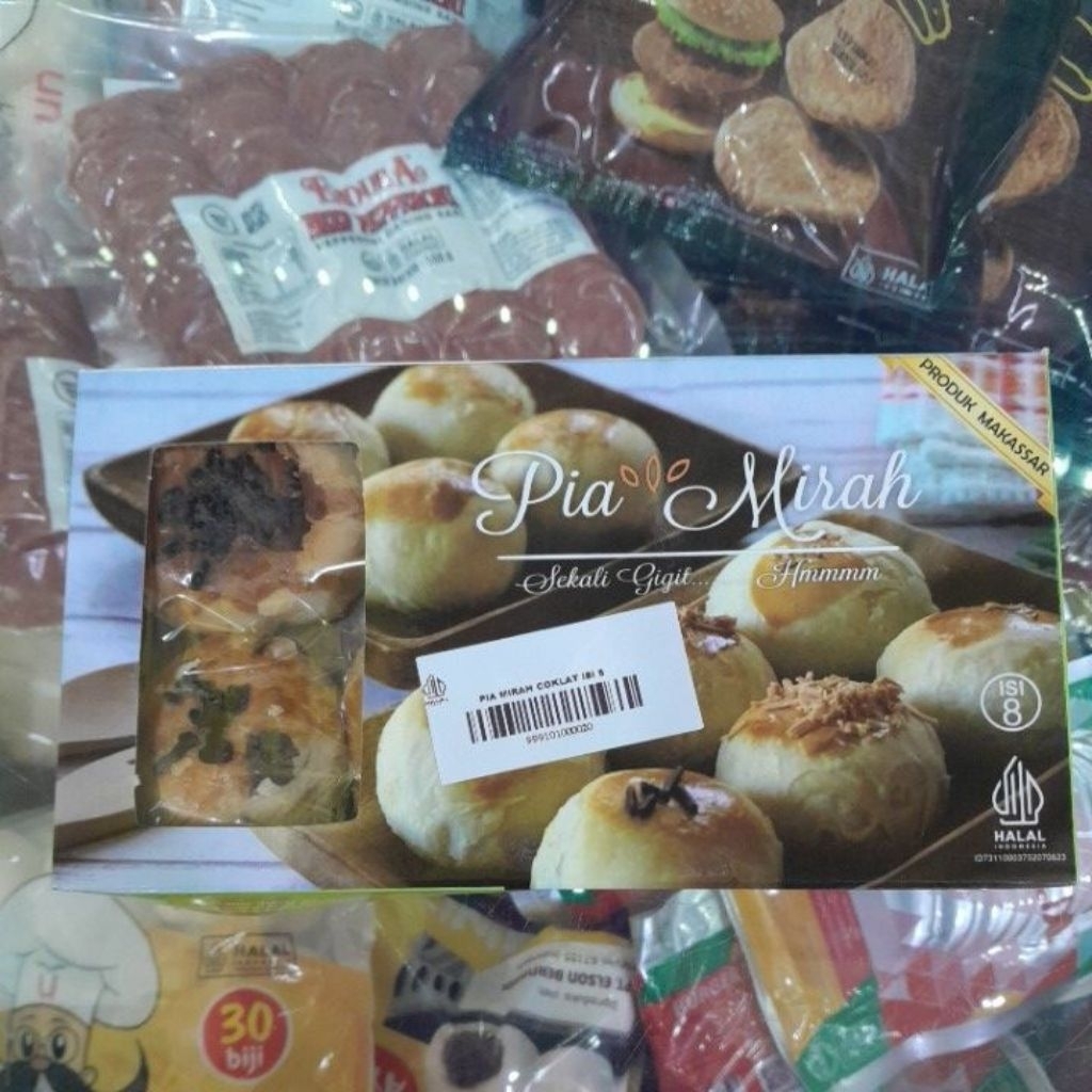 Pia mirah coklat isi 8