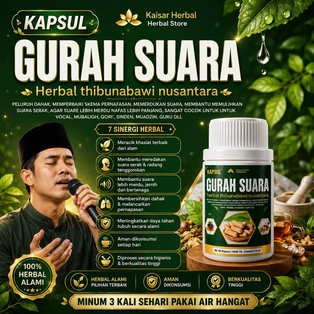 SOLUSI GURAH QORI, GURAH PERNAFASAN. HERBAL GURAH TANPA GURAH. GURAH PERNAFASAN