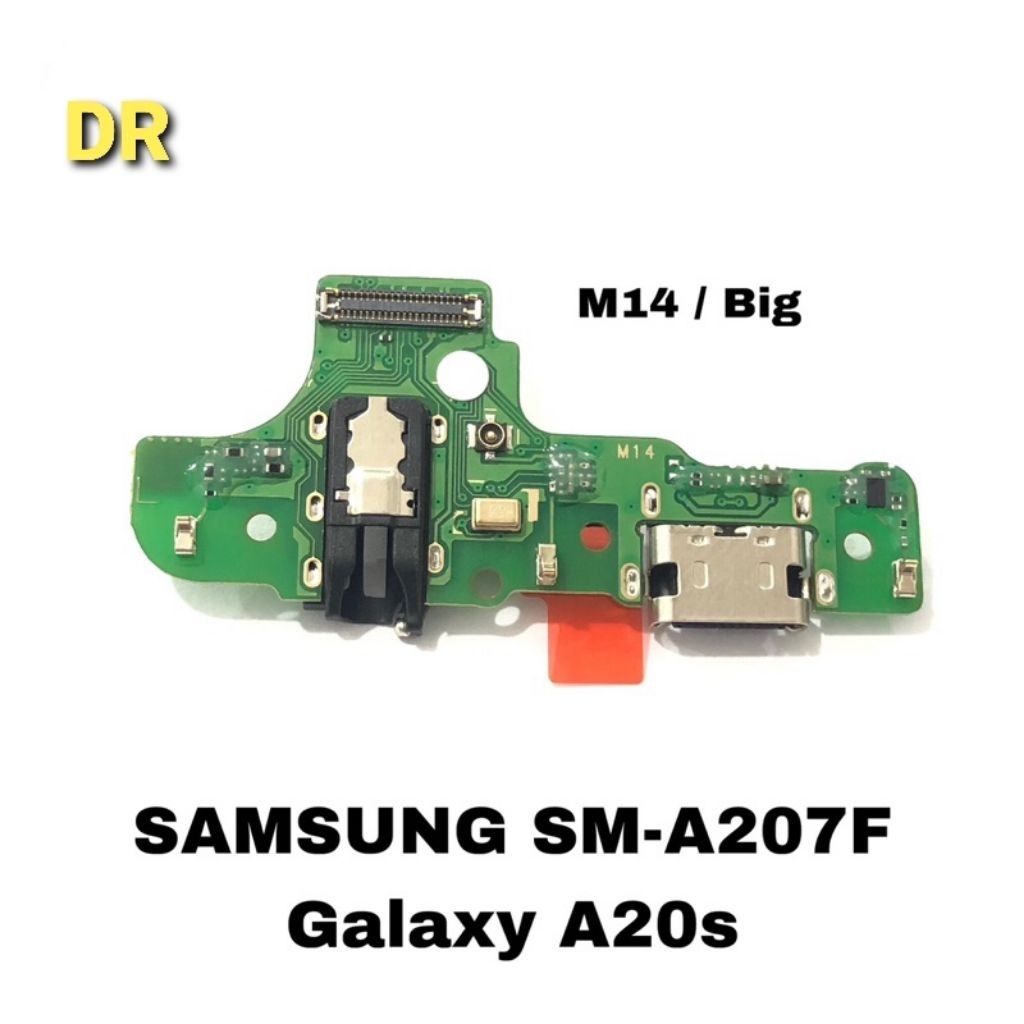 pcb cas Samsung a20s / konektor cas samsung a20s big connect ( m14 )