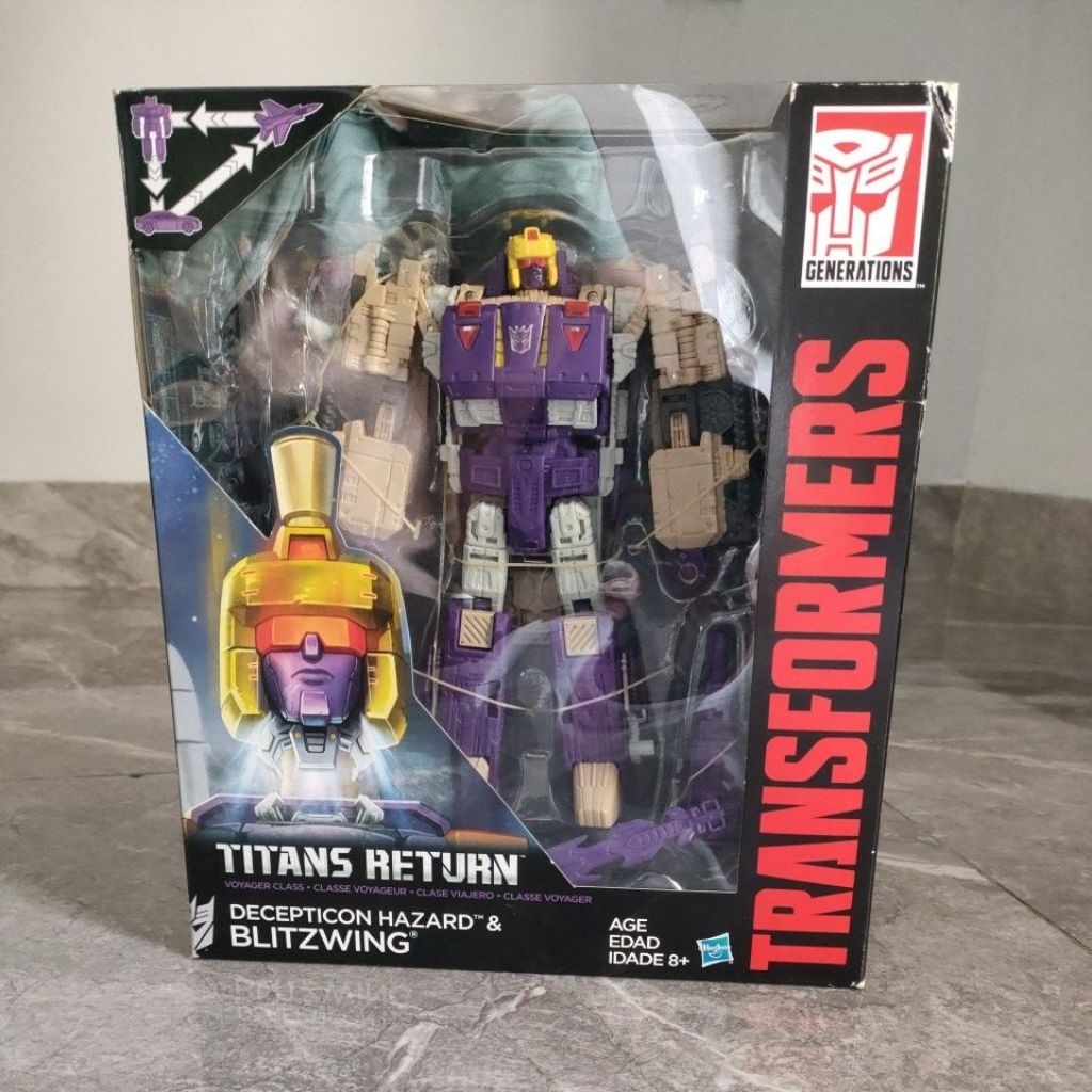 Transformers Generations Titans Return Voyager Class  Blitzwing original by Hasbro