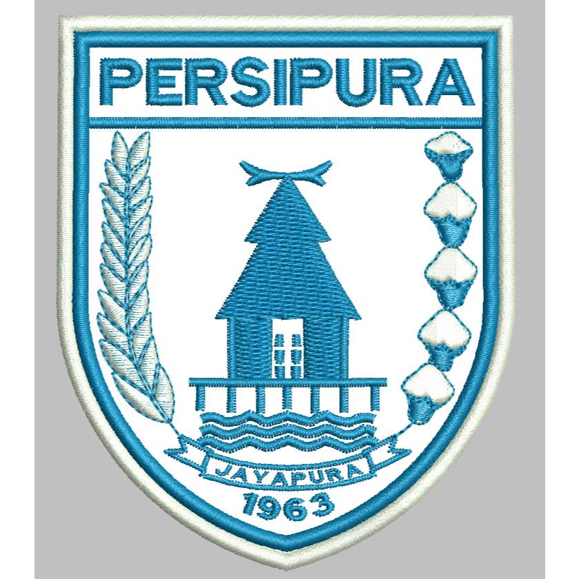 PATCH BORDI-LOGO PERSIPURA JAYAPURA FOOTBALL CLUB HIGH QUALITY PATCH EMBROIDERY