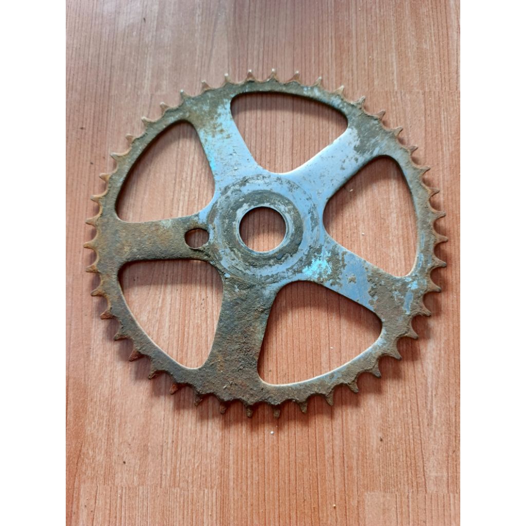 chainring sepeda bmx jadul besi antiq