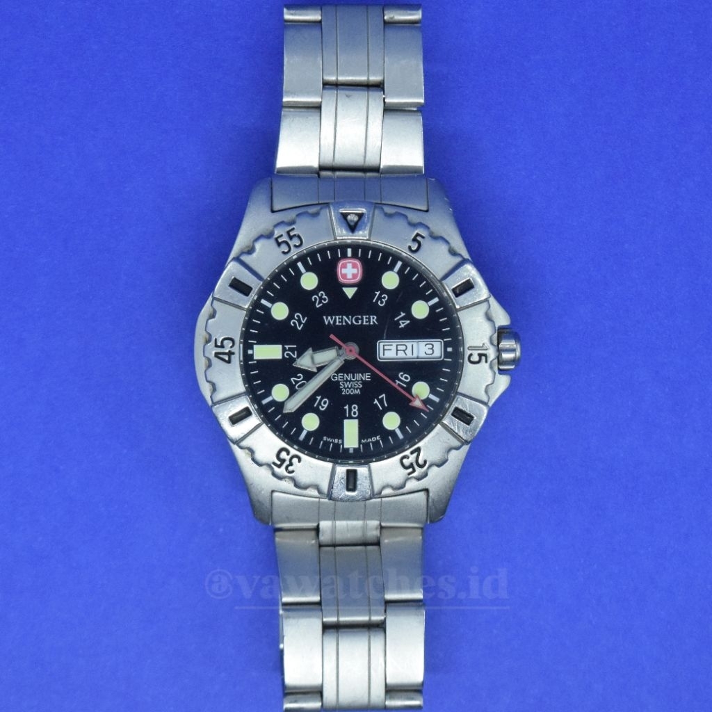 Jam Tangan Wenger Swiss Military Titanium Dive Watch Swiss Made