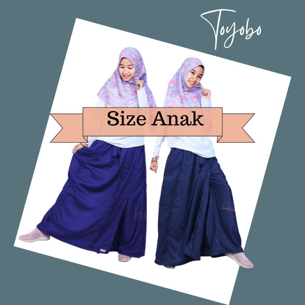 rok celana anak perempuan kusasi katun toyobo terbaru original
