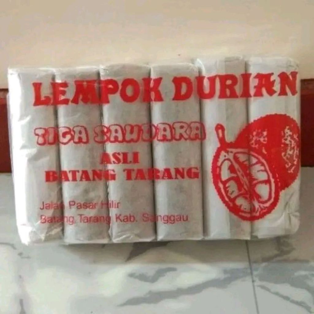 Lempok DurianTiga Saudara Asli Batang Tarang Kalbar / Lempok Duren / Dodol Durian Khas Kalbar / Oleh