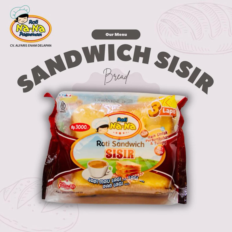 Roti SISIR Nana Frind's Bakery / Roti Jadul Manis