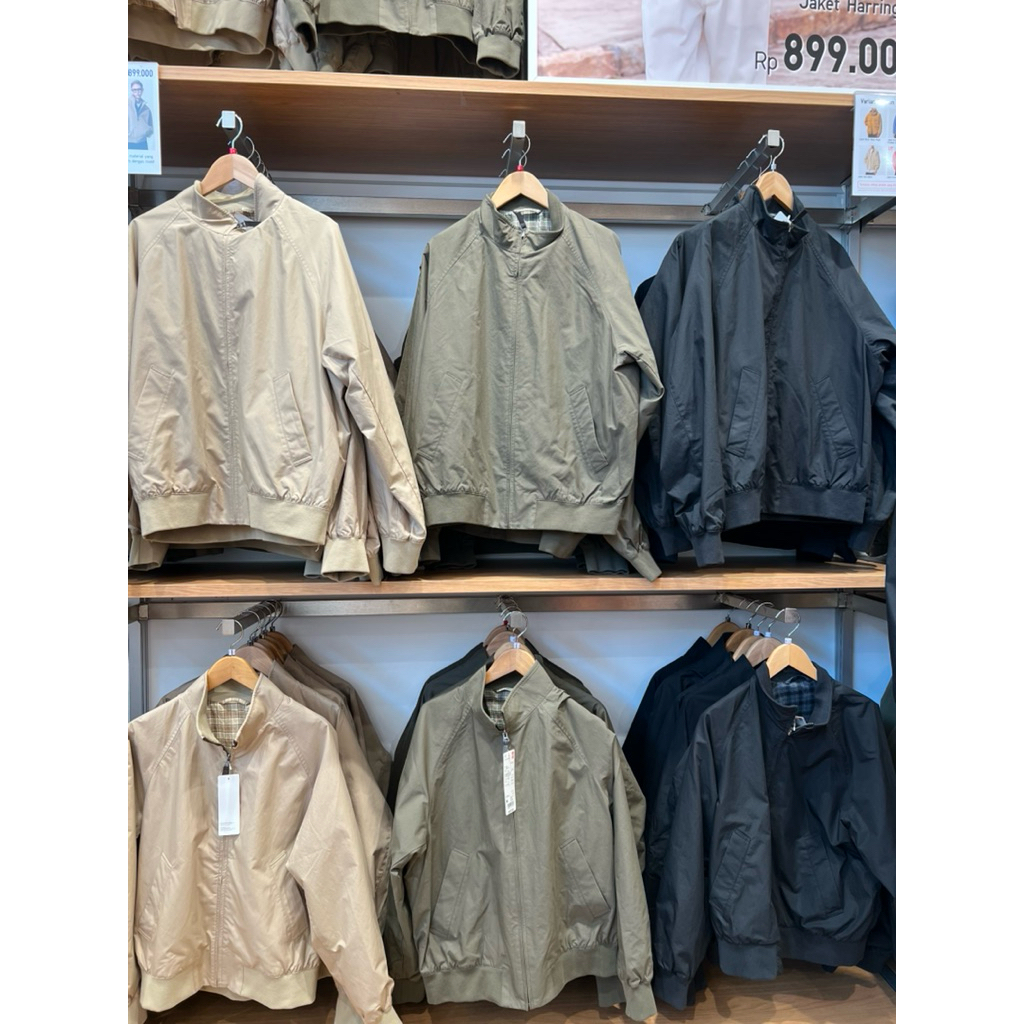JASTIP UNIQLO MEN Harrington Jacket FREE Paperbag
