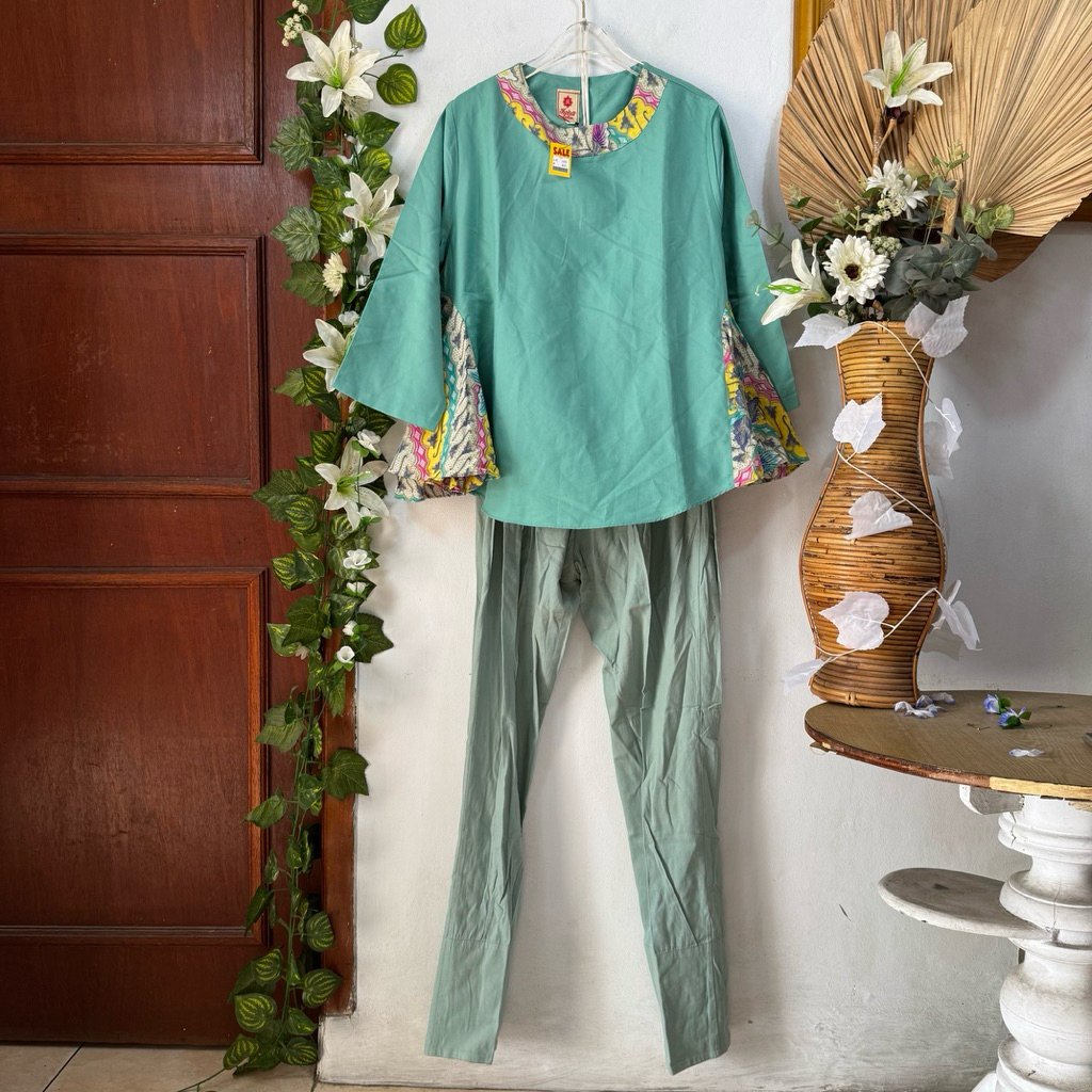 Set blouse Batik Celana tosca