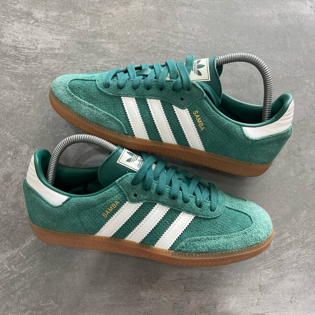 [Size 40] Rare Adidas Samba OG ‘Collegiate Green Gum’ (HP7902) Second Original Kondisi Mulus No Minu