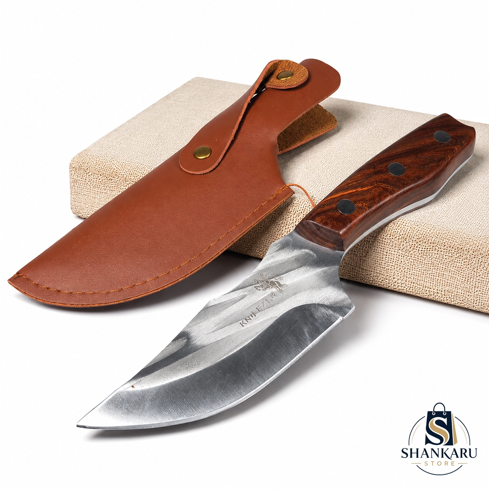 KNIFEZER Stainless Steel Butcher Knife Anti Karat Butcher Knife K09