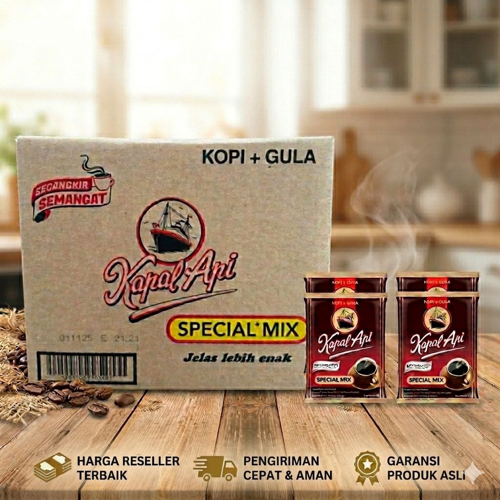 Kopi Hitam Kapal api Special mix 1 dus