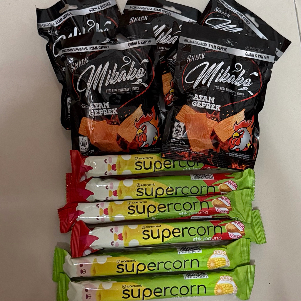 MIKAKO SUPERCORN 1 PACK SNACK BOX