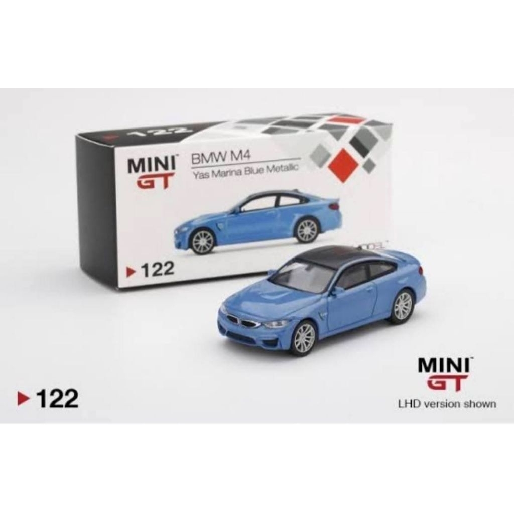 MiniGT bmw m4 f82 yes marina blue RARE ITEM 1pcs saja