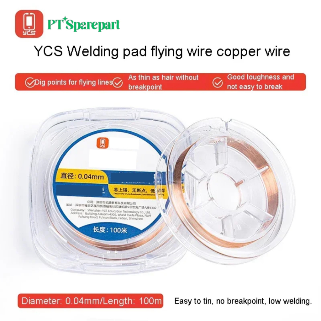 KAWAT JUMPER YCS - JUMPER WIRE 0.2mm SILVER WIRE 0.4mm COPPER WIRE