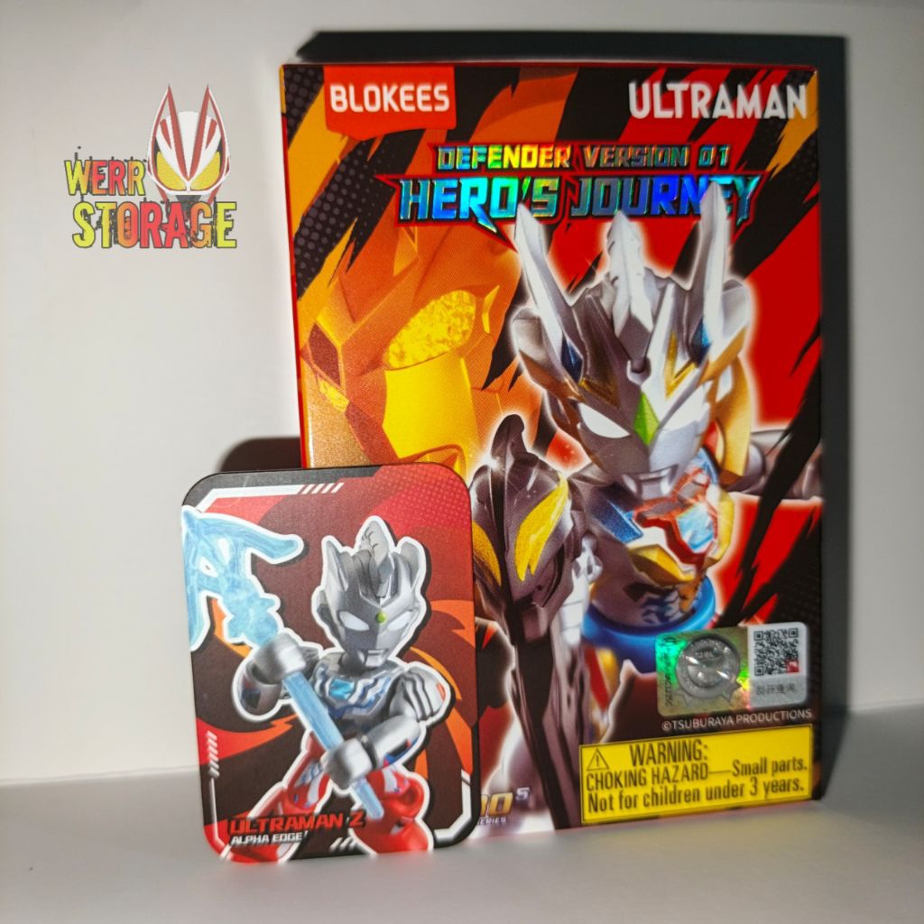 Action Figure Blok Ultraman Defender Version Vol 1 Ultraman Z Alpha Edge