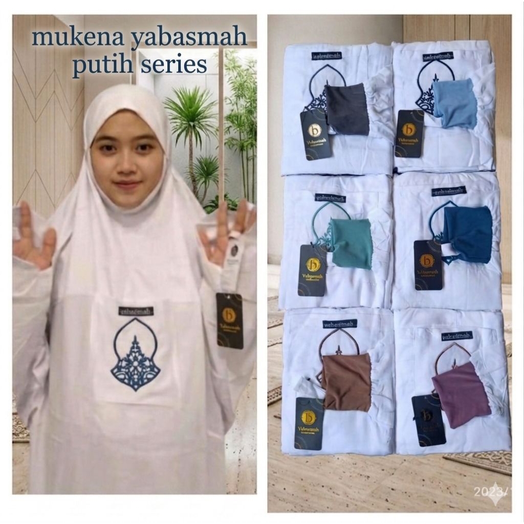 Mukena Basmah/Mukenah Terompah Hadromaut/Mukena Manset