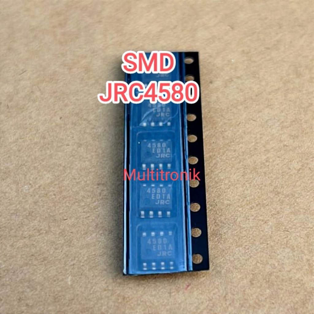 SMD JRC4580 IC JRC 4580 SMD Dual Op-Amp Low Noise Audio Amplifier SOIC