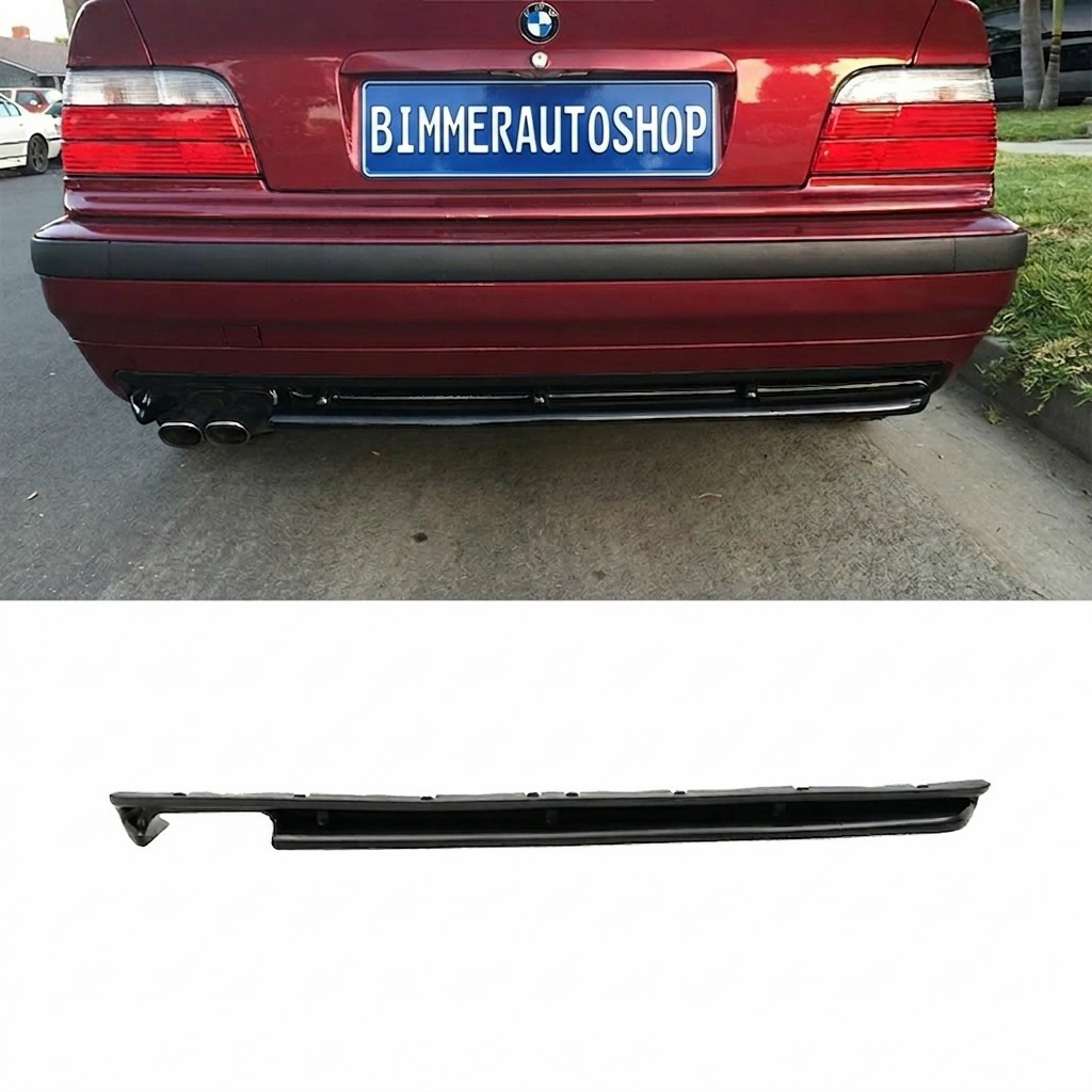 Rear Diffuser BMW E36 M3 Mtech Plastik ABS (1991-1998)