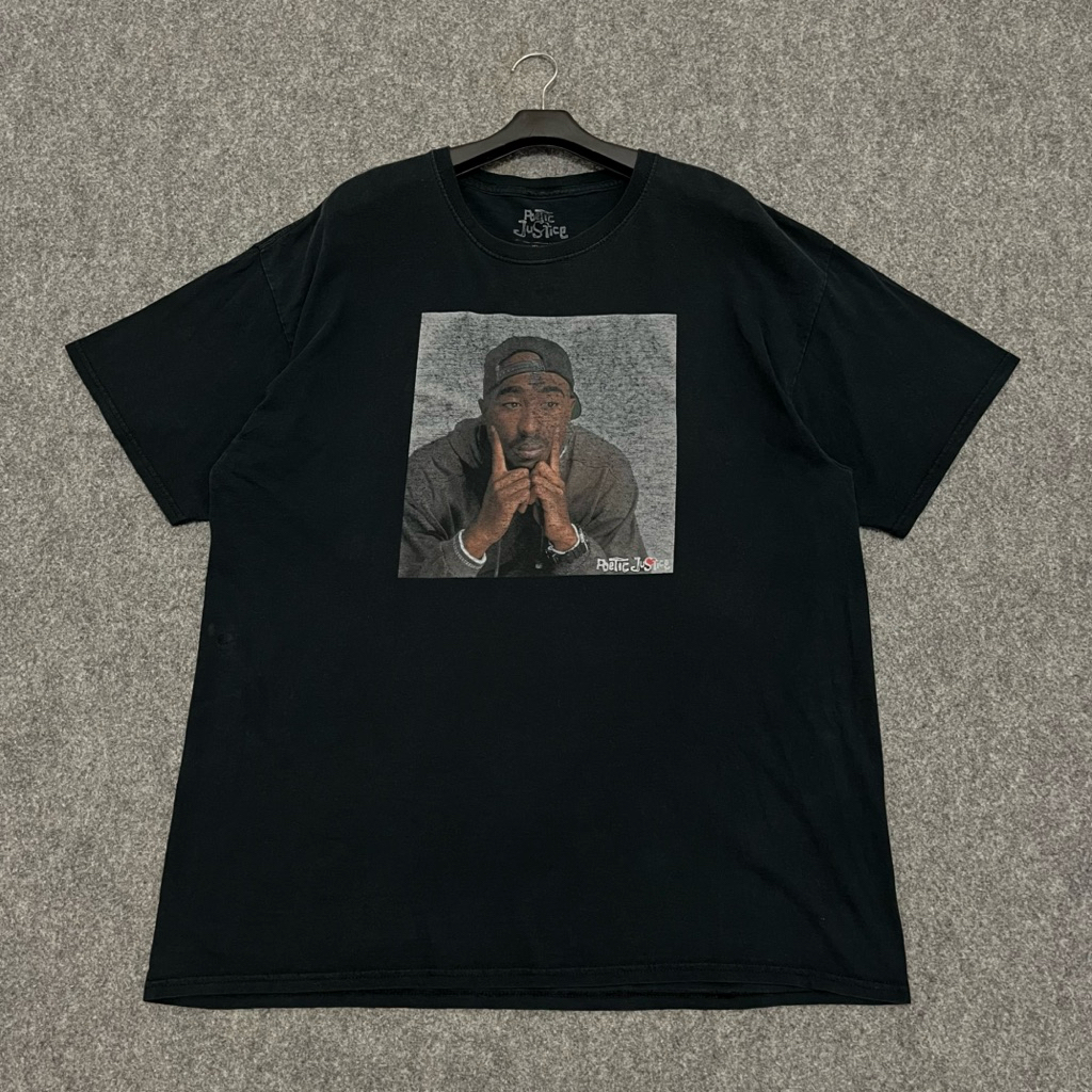 Vintage Built Up Oversized 2Pac Poetic Justice Movie Official Merchandise T-shirt