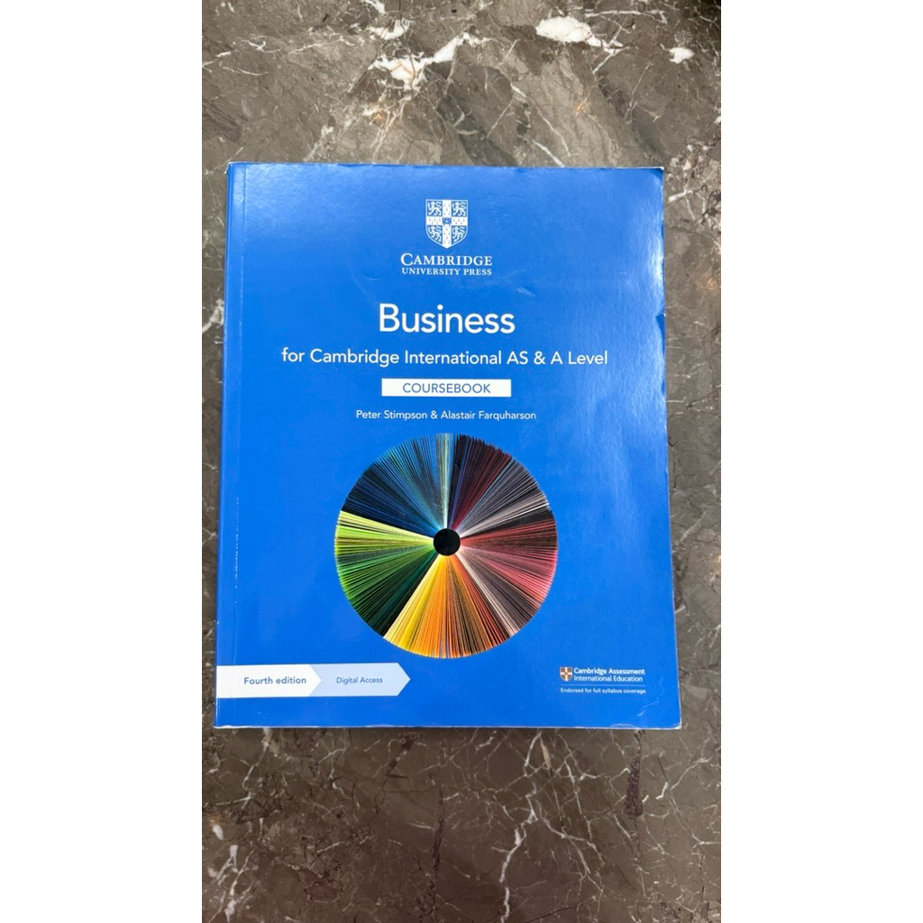 ORI PRELOVED Cambridge International AS & A Level Business Coursebook