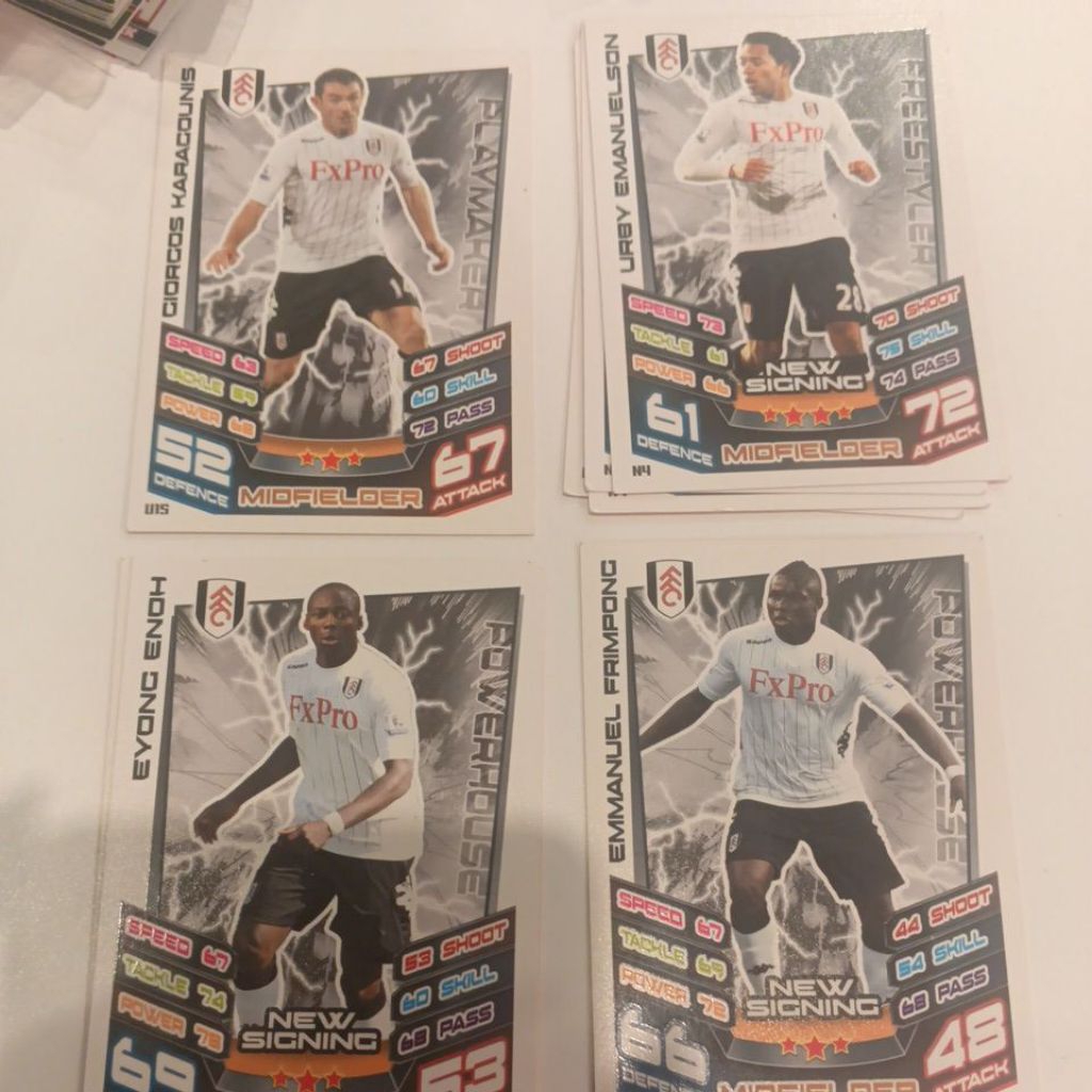 kartu bola match attax extra epl 2012/2013 Fulham