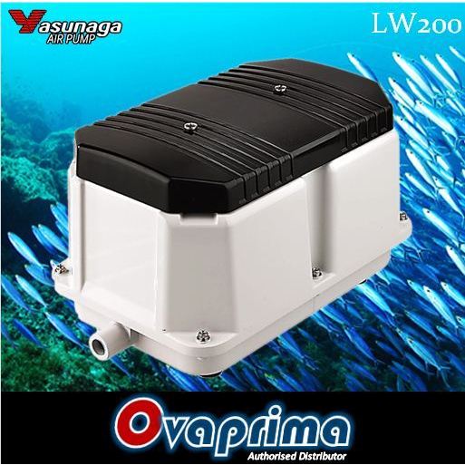 Yasunaga LW-200 Pompa Udara High Performance Pump Aquarium/Kolam/Limbah Yasunaga LW200