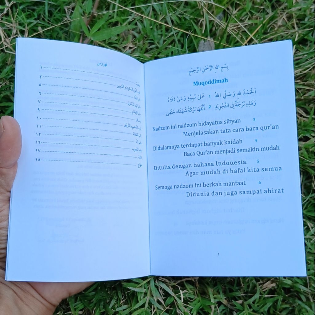 Buku Tajwid Nadzom Tajwid Bahasa Indonesia Latin Saku