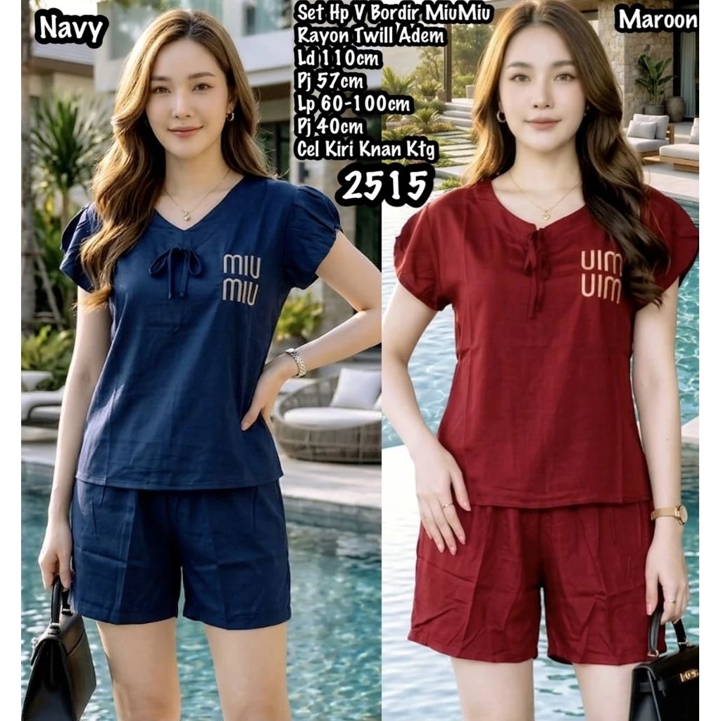 Setelan Rayon Twill