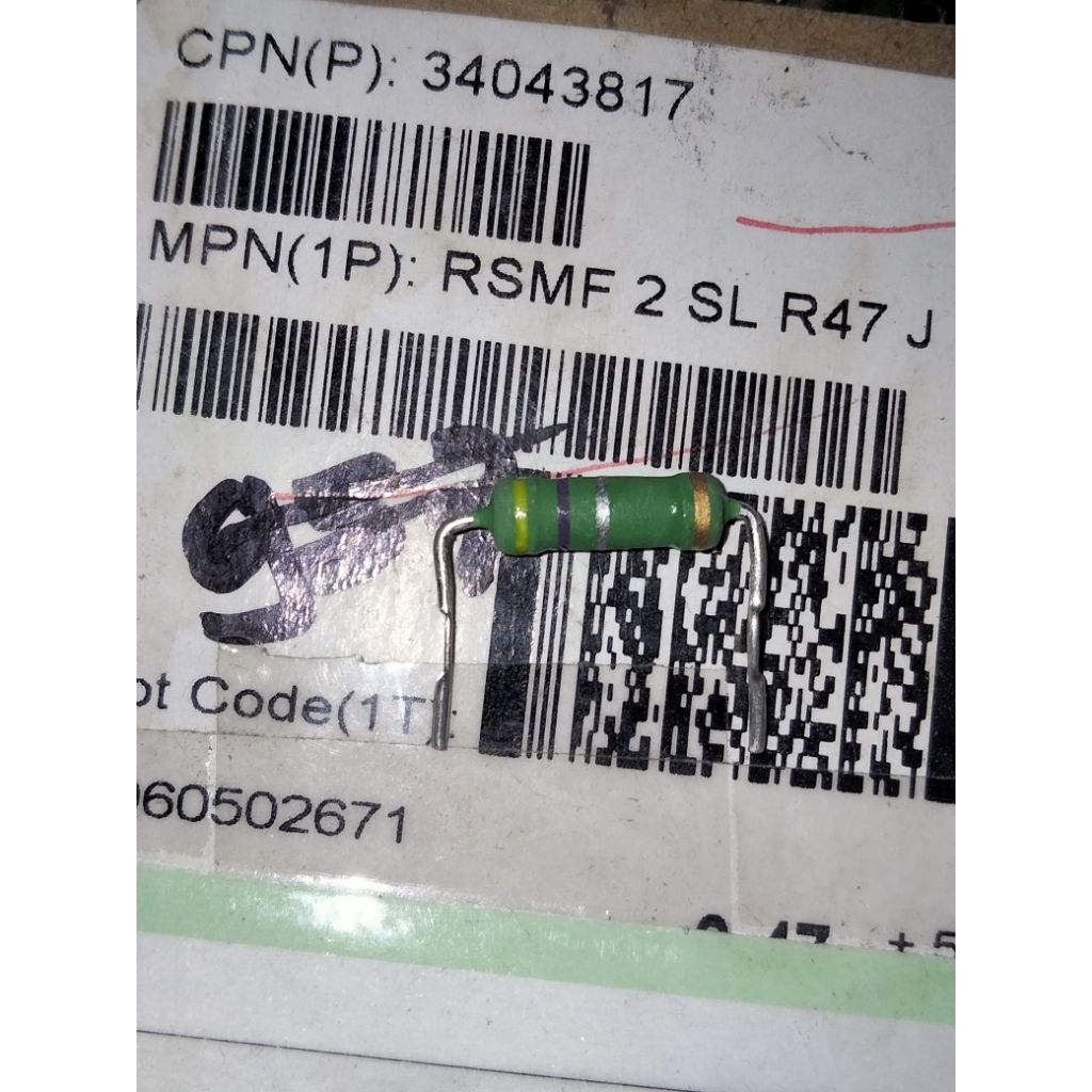 Resistor 0,47ohm 2watt Akane (5pcs)