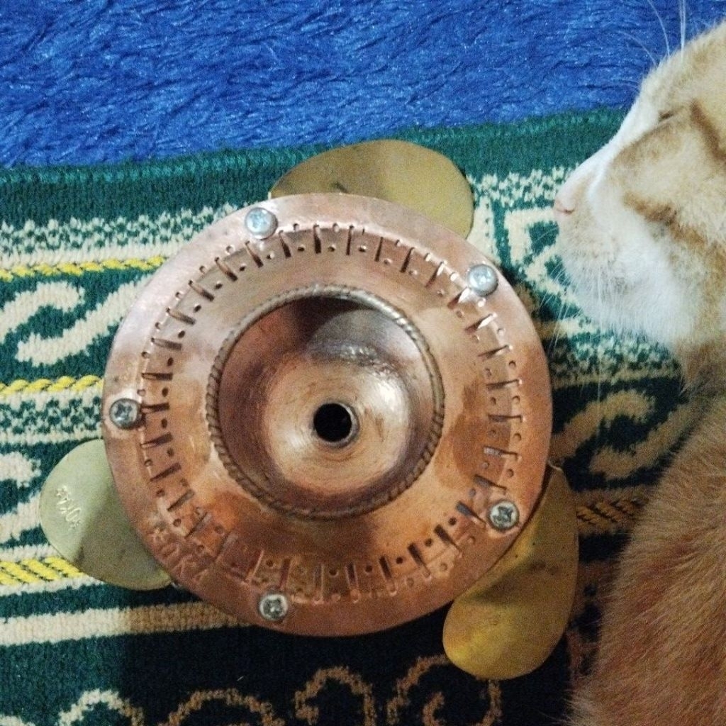Tungku Twister tembaga limited edition tebal Wajan 2mm tebal badan tungku 2mm ada prophil ganda dibi