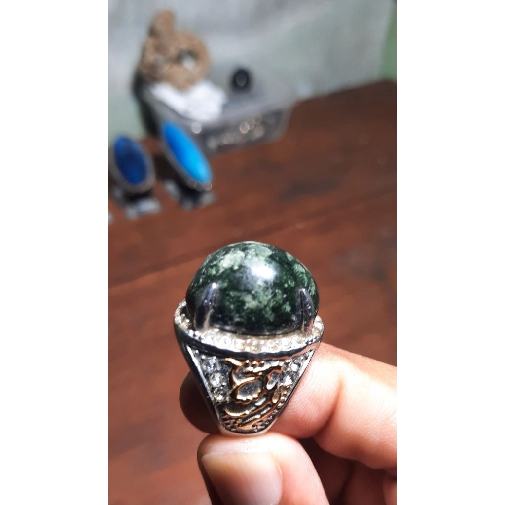 cincin batu akik giok sojol