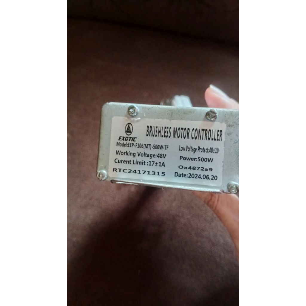 Controller sepeda listrik exotic 500watt second