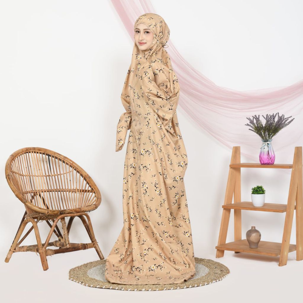 Mukena dewasa Traveling Terusan Premium