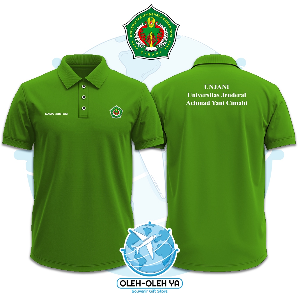 Oleh Oleh Ya Kaos Kerah Wangki Polo Shirt Kaos Kerja Wangki - Universitas Jenderal Achmad Yani Cimah
