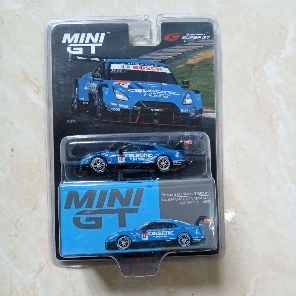 mini gt r35 gt500 calsonic impul blister