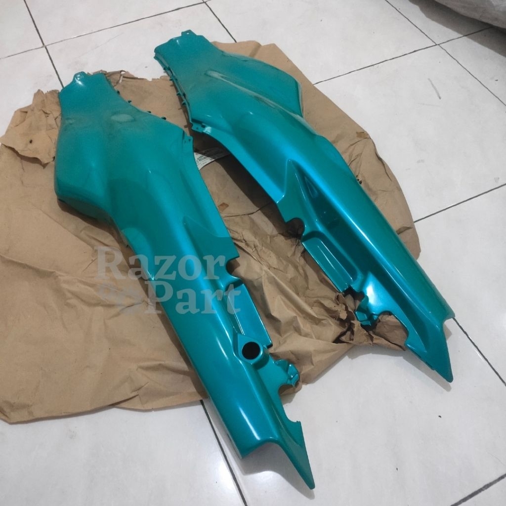 Cover body belakang HIJAU set Shogun 110 new Non Original