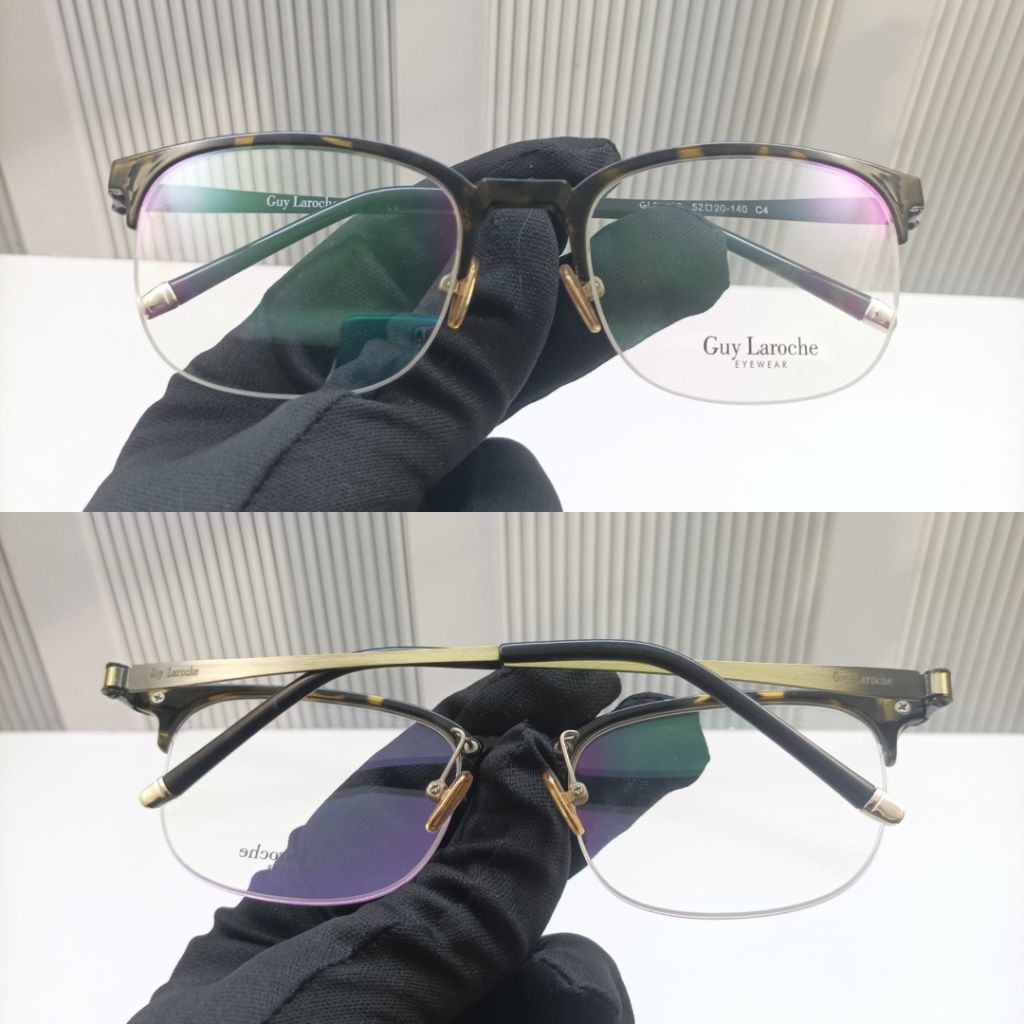 frame kacamata halframe Guy Laroche original likenew