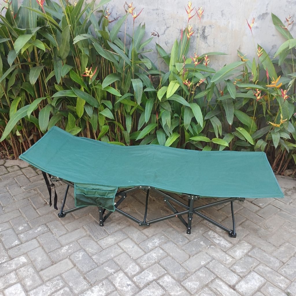 Velbet Tempat Tidur Lipat Portable Jatah TNI Folding Bed Model Terbaru