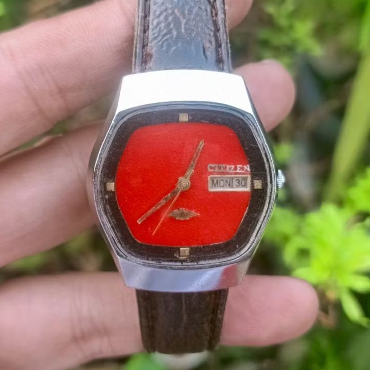 Jam Tangan Pria Citizen Tank Vintage Automatic Original