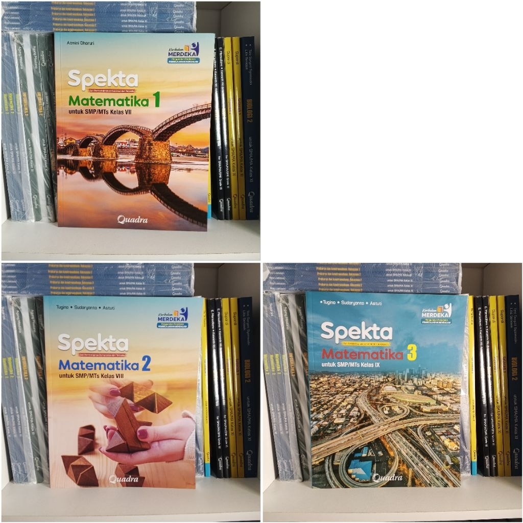 Buku Quadra - Spekta Matematika SMP Kelas 7,8,9 Kurikulum Merdeka