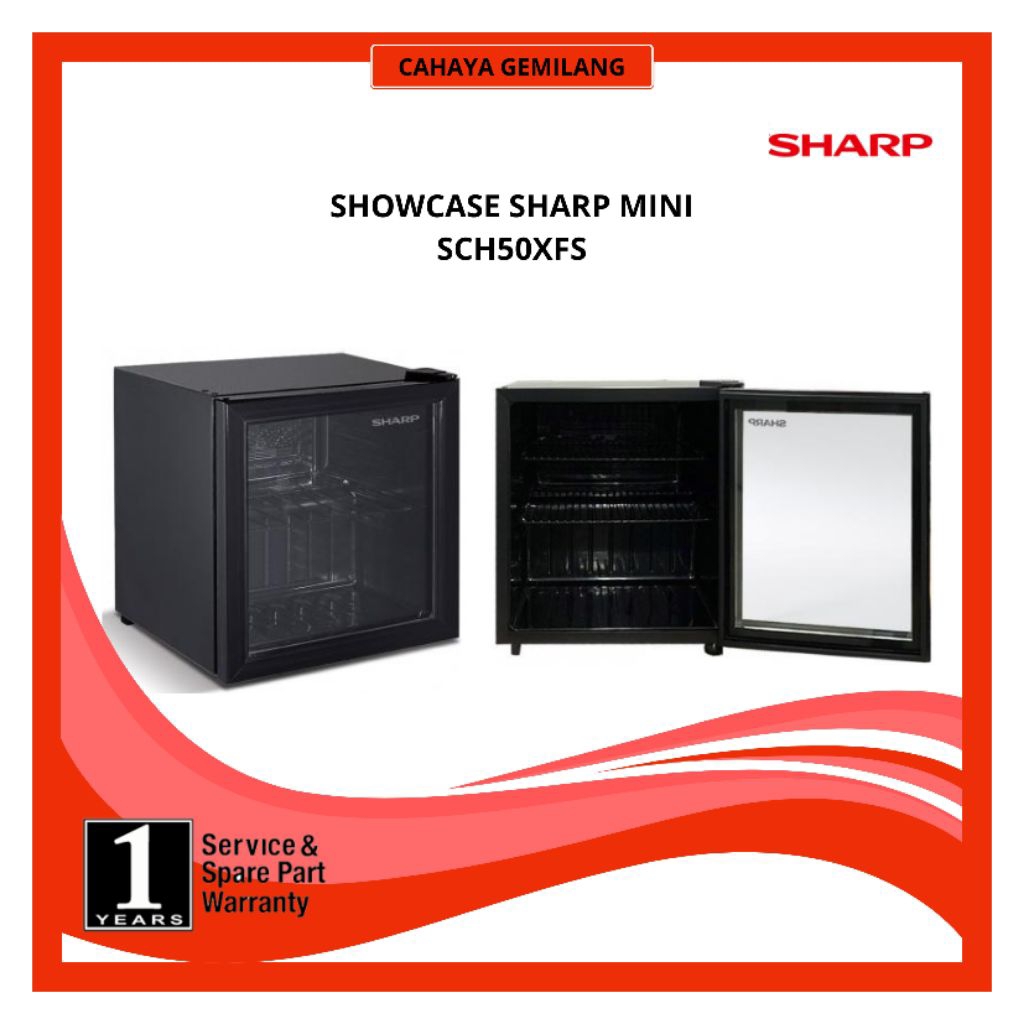 SHOWCASE SHARP SCH50XFS / SHOWCASE MINI 55liter