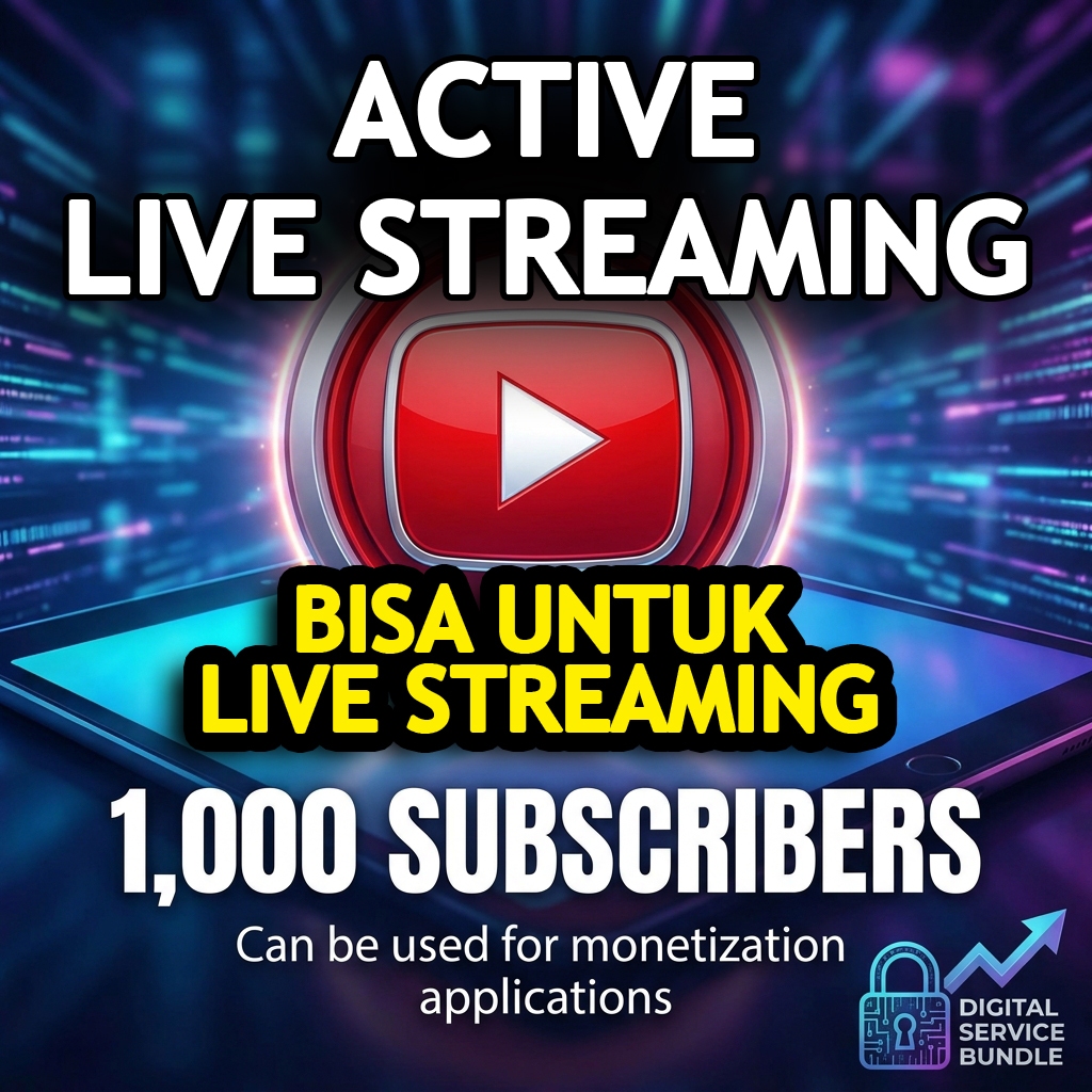 Akun Youtube Live Streaming Murah