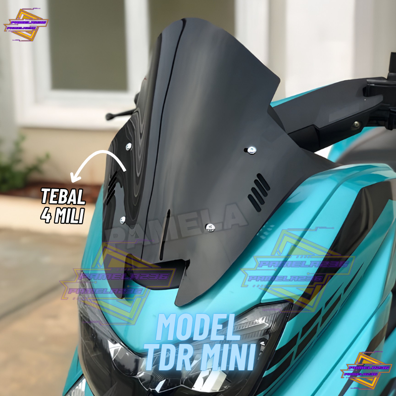 Winshield Visor Nmax TDR MINI, Visor NMAX TDR MINI SIRIP
