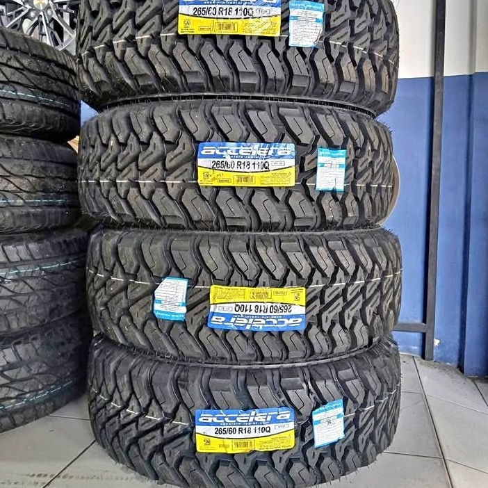 Ban Mobil Ukuran 265/60 R18 Accelera Mt-01 Ban Tubeles Ban Offroad