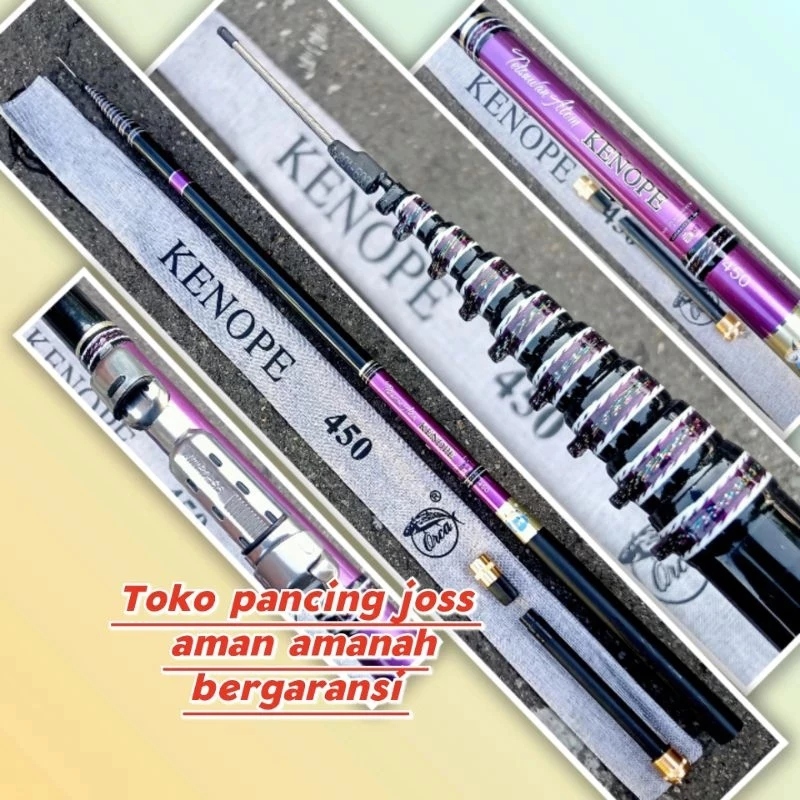 NEW Tegek Kolong Zoom Orca Kenope 360/450/540 Bahan Carbon Kuat