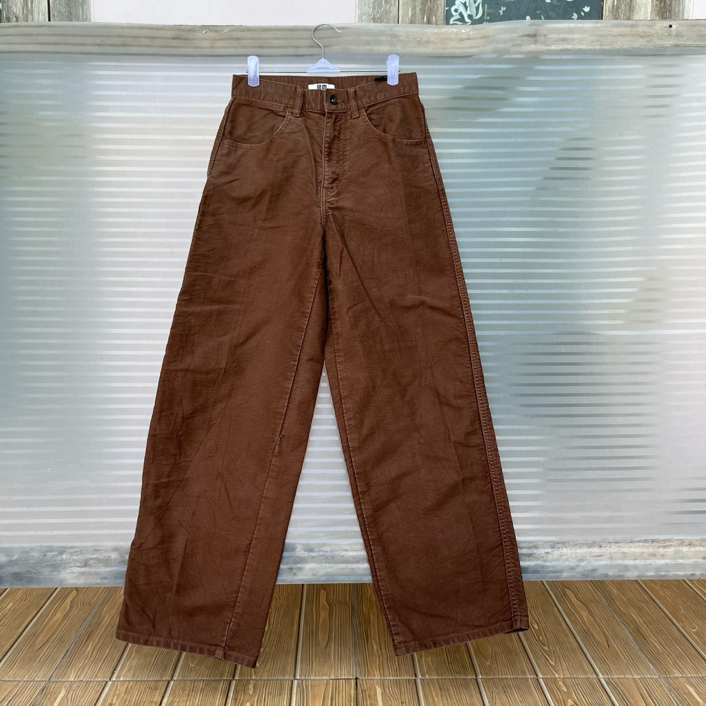 Uniqlo U Kulot Barrel Coklat