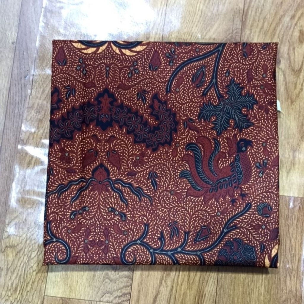 Kain Batik Jarik Panjang Motif Wahyu Tumurun Coklat Bahan Katun Halus Adem Jogja Solo Jakarta