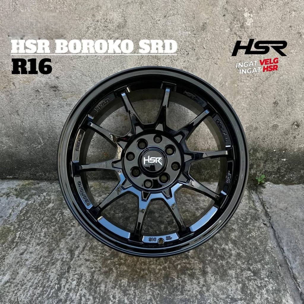 Velg Ce28 Celong Ring 16 Llobang 4 HSR BOROKO SRD Cocok Untuk Mobil Brio Agya Sigra Cayla Dll