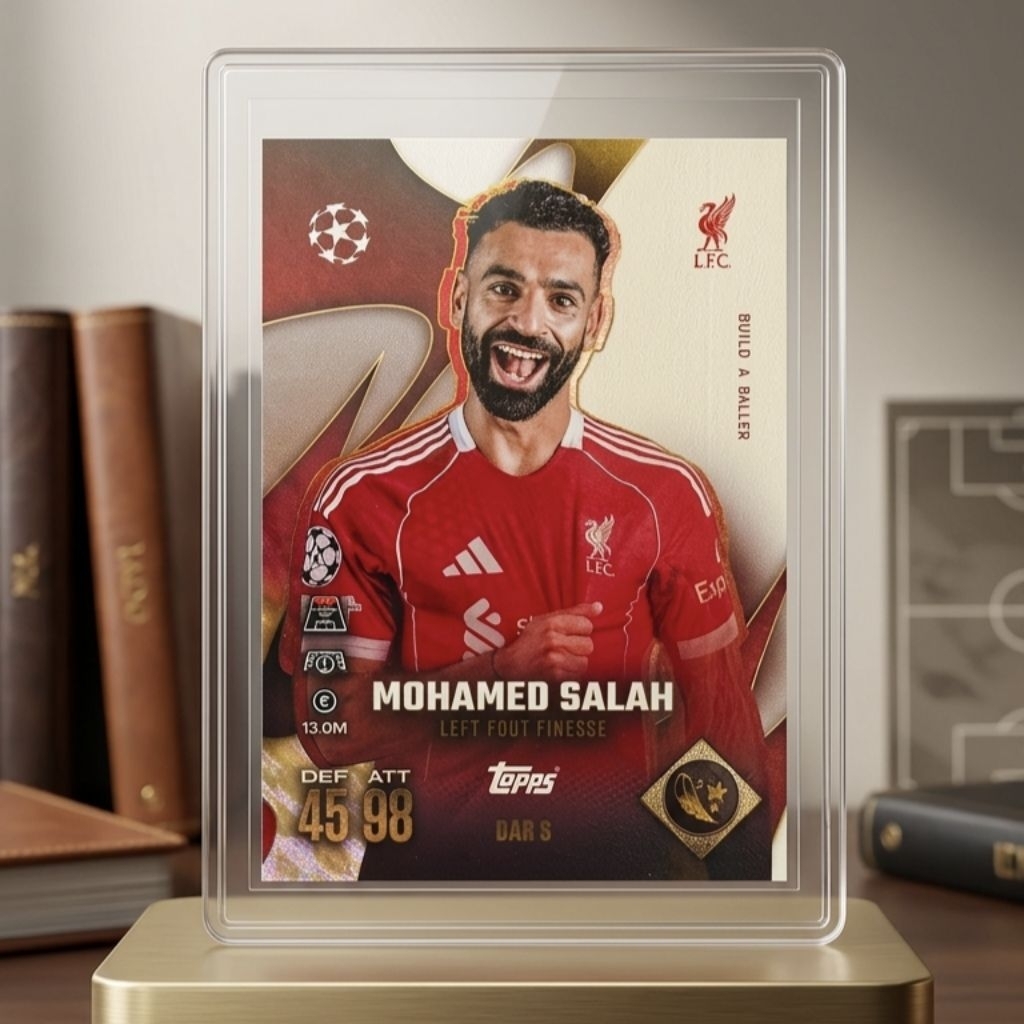 Kartu Topps Match Attax Extra - Build a Baller - Mohammed Salah